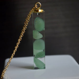 Green Natural Stone Pendant