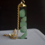 Green Natural Stone Pendant